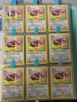 Pokemon TCG WOTC Vintage 234 Card Non Holo Lot - Base Set & Jungle Set 1999 - Image 4