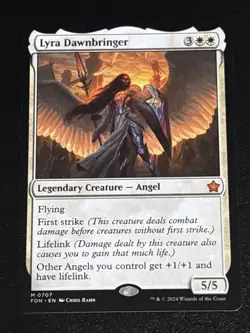 MTG Foundations Lyra Dawnbringer 0707 Mythic - Image 1