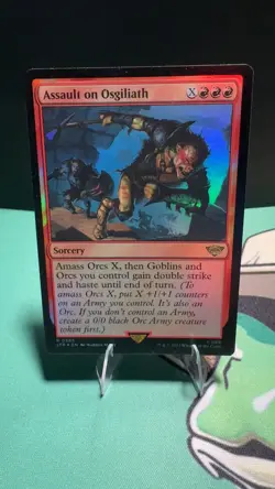 Assault on Osgiliath 285 LOTR Magic: The Gathering Foil HP - Image 1