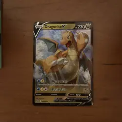 HOLO Full Art Dragonite V 049/078 - 2022 Pokemon Go Series Rare Card - CLEAN NM - Image 1