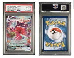 PSA 10 Gengar VMAX 271/264 Alternate Alt Art Fusion Strike 2021 Pokemon Card - Image 3