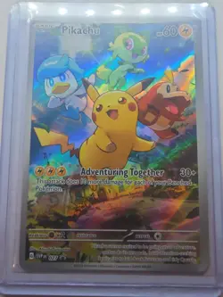 Pikachu SVP 027 Pokemon TCG Scarlet Violet Black Star Promo NM - Image 3