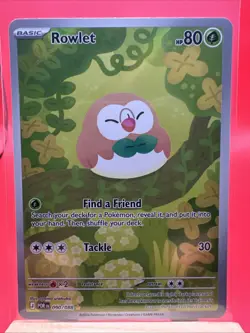 Rowlet 090/088 Holo Illustration Rare Perfect Order Pokemon Holo Near Mint - Image 1