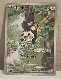 Emolga 112/086 AR carte Pokemon EV 10.5 Foudre Noire - FR - etat NEUF/MINT - Image 3