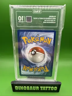 Poliwhirl 2023 Pokemon Scarlet Violet 151 EN #176 Illustration Rare TAG 10 - Image 2