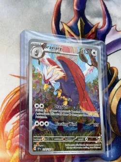 Pokemon TCG Braviary Sv08: Surging Sparks 214/191 Illustration Rare - Image 2