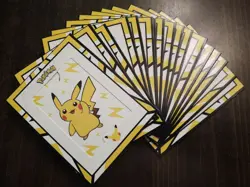 2021 Pokemon 25th Anniversary Mcdonalds Promo Pikachu Cardboard Frame (No Cards) - Image 3