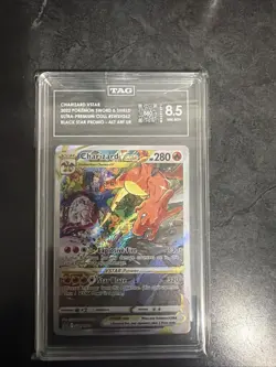 TAG 9 Charizard VSTAR SWSH262 2022 Black Star Promo Alt Art Holo English - Image 1