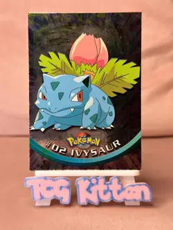 Ivysaur #2 Pokemon 2000 Topps Chrome - Series 1 (TV Animation) MP TCGKITTEN - Image 1