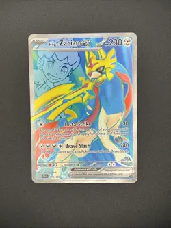 Hop's Zacian ex - 176/159 Ultra Rare Holo SV09: Journey Together NM Pokemon - Image 1
