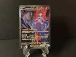 Pokemon TCG Team Rocket's Mewtwo ex 231/182 SIR Destined Rivals - Image 1