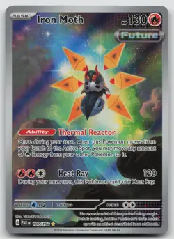 Iron Moth 187/182 Illustration Rare Paradox Rift Pokemon Holo Near Mint - Image 1