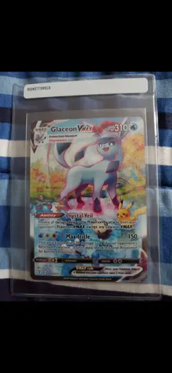 Pokemon Glaceon VMAX Alternate Art Secret 209/203 SWSH07 Evolving Skies Holo NM - Image 1