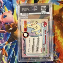 1999 Topps - Pokemon TV Persian #53 - RAINBOW FOIL PSA 9 pop 5 no 10s - Image 2