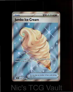 JUMBO ICE CREAM 109/086 ULTRA RARE CHAOS RISING POKEMON HOLO NEAR MINT - Image 2