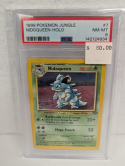 1999 Pokemon Jungle #7 Nidoqueen-Holo PSA 8 - Image 3