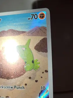 Larvitar 203/197 Obsidian Flames Pokemon TCG Illustration Rare Lp-mp Print Lines - Image 4