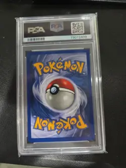 2000 POKEMON BASE SET 2 #8 HITMONCHAN-HOLO PSA 8 - Image 2
