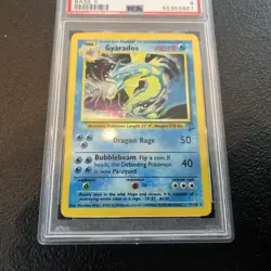 GYARADOS-HOLO PSA 8 2000 POKEMON BASE SET 2 #7 - Image 3