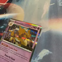 Pokemon Alakazam 003 Mega Evolution Prerelease Staff Promo Card Holo - Image 4