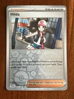 Hilda 84/86 Reverse Holo Sv: White Flare Pokemon TCG Near Mint - Image 1