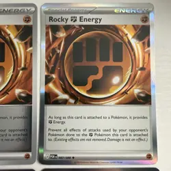 [4x Playset] Rocky Fighting Energy 087/088 Perfect Order POKEMON TCG HOLO - Image 3