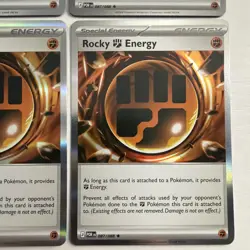 [4x Playset] Rocky Fighting Energy 087/088 Perfect Order POKEMON TCG HOLO - Image 4