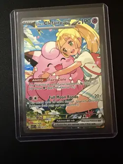 Pokemon TCG Lillie's Clefairy ex 280/217 Ascended Heroes SIR. NM. - Image 1