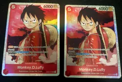 🔥 Monkey.D.Luffy ST01-012 SR Foil One Piece Starter Deck 1: Straw Hat Crew NM - Image 2