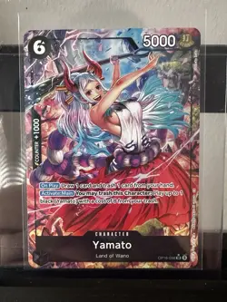 One Piece - Yamato OP16 098 SR Alt Art - English NM - Image 2