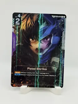 Fatal Strike ST05-014 C+ SP Parallel Steel Requiem Gundam Card Game NM - Image 1