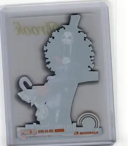 One Piece Morinaga Wafer Choco Clear Card Brook - Image 2