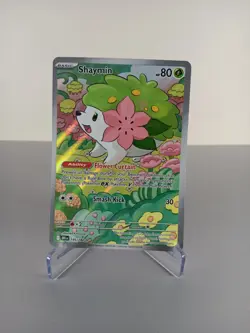 Shaymin 185/182 Illustration Rare Destined Rivals Pokemon NM Card - Image 1