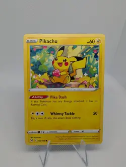 Pikachu 052/196 Lost Origin Regular Non Holo Common Pokemon Card TCG English LP - Image 1