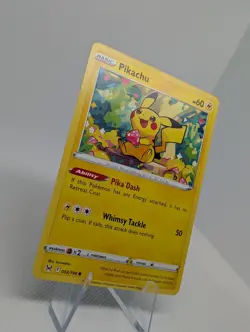 Pikachu 052/196 Lost Origin Regular Non Holo Common Pokemon Card TCG English LP - Image 2