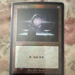 MTG Sol Ring Buy-A-Box Promo Etched Foil Retro Frame Artifact 2022 - Image 1