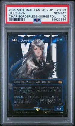 2025 MTG JPN FINAL FANTASY JILL, SHIVA'S DOMINANT/SHIVA, WARDEN OF ICE PSA 10 - Image 1