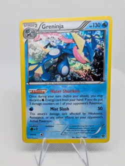 Greninja 41/146 XY Holo TCG Rare Pokemon Card 2014 MP - Image 1