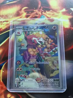Pokemon TCG Crocalor 202/193 Paldea Evolved Illustration Rare Card NM Condition - Image 1