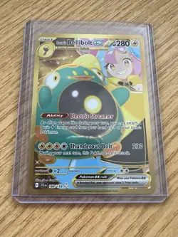 Pokemon TCG Iono's Bellibolt EX Gold Full Art Journey Together 188/159 - Image 1