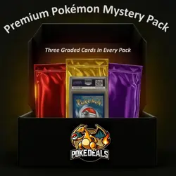 Premium Pokemon Mystery Pack - 3 Graded PSA/BGS/CGC Cards - Image 1