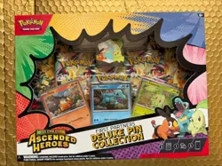 Pokemon TCG Ascended Heroes First Partners Deluxe Pin Collection ⭐ New Sealed - Image 1