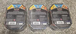 Pokemon TCG - 2021 Eevee Evolutions Tins Set Of 3 - Jolteon, Flareon, Vaporeon V - Image 2