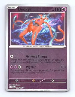 Deoxys 031/086 Uncommon Chaos Rising Pokemon Reverse Holo Near Mint - Image 1