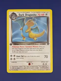 Dark Dragonite first edition Team Rocket 22/82 non-holo - Image 1