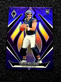 2024 Panini Phoenix Purple Prizm RC Caleb Williams Rookie Holo #151 MINT 💜💜 - Image 2