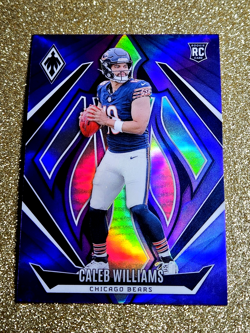 2024 Panini Phoenix Purple Prizm RC Caleb Williams Rookie Holo #151 MINT 💜💜 - Image 5