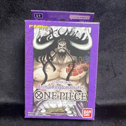 Animal Kingdom Pirates ST04 1st Edition Super Pre-Release Starter Deck Sealed - Image 1