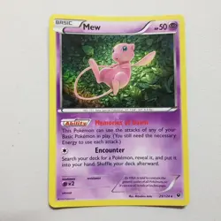 2016 Pokemon Mew 29/124 Holo Fates Collide Rare - Image 1