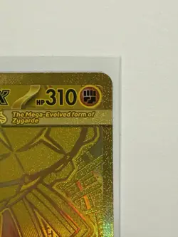 Pokemon - Mega Zygarde Ex - Perfect Order - Mega Hyper Rare Gold - Mint - Image 3